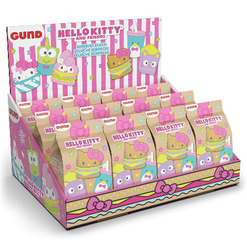 Hello Kitty And Friends Fast Food Surprise Plush Series Gund 3-Inch Key Chain