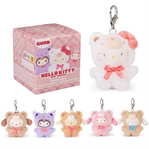 Hello Kitty And Friends Cafe Latte Surprise Plush Series Gund 3-Inch Key Chain