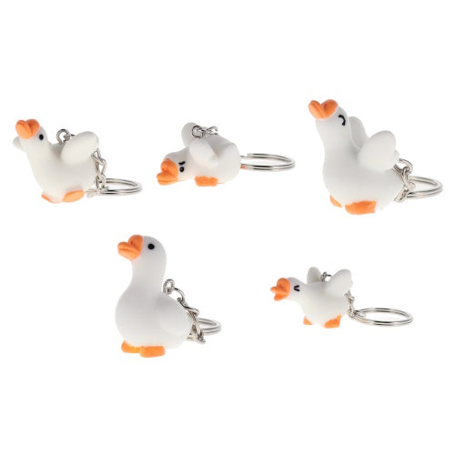 Cute Goose Mascot Series Vol. 01 Enami 1-Inch Key Chain