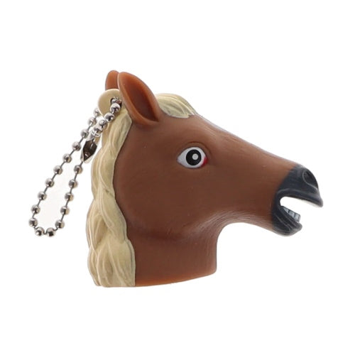 Horse Head Finger Puppet Mascot Series Fukuya 2-Inch Key Chain