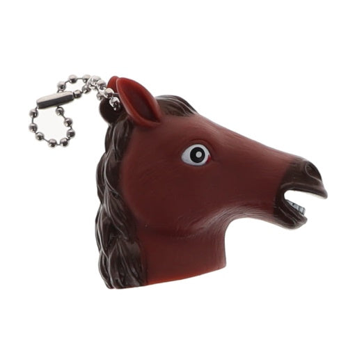 Horse Head Finger Puppet Mascot Series Fukuya 2-Inch Key Chain