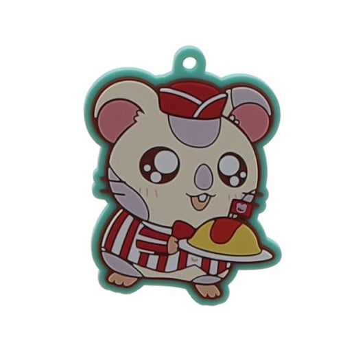 Hamtaro Rubber Mascot Series Vol. 02 Fukuya 2-Inch Key Chain