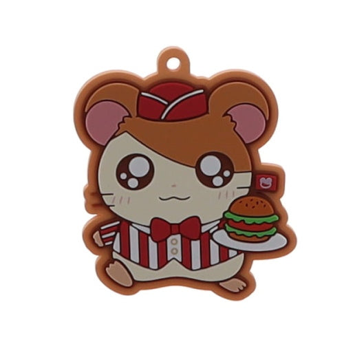 Hamtaro Rubber Mascot Series Vol. 02 Fukuya 2-Inch Key Chain