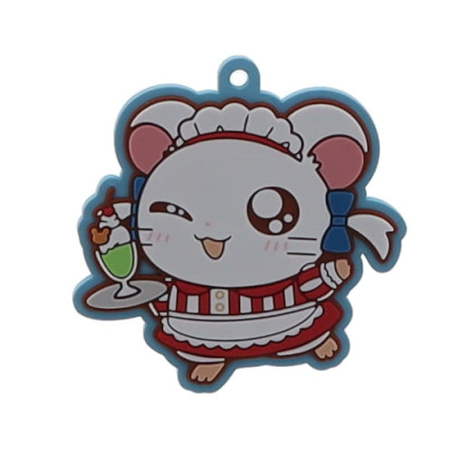 Hamtaro Rubber Mascot Series Vol. 02 Fukuya 2-Inch Key Chain