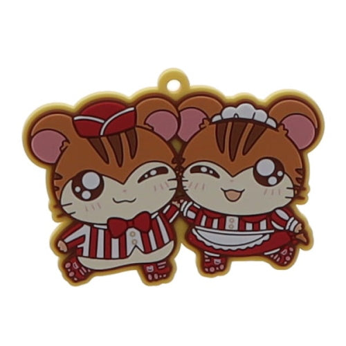 Hamtaro Rubber Mascot Series Vol. 02 Fukuya 2-Inch Key Chain