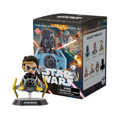Star Wars Cosbi Rider Bobble Head Series Hot Toys 3-Inch Mini-Figure
