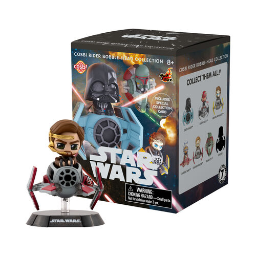 Star Wars Cosbi Rider Bobble Head Series Hot Toys 3-Inch Mini-Figure