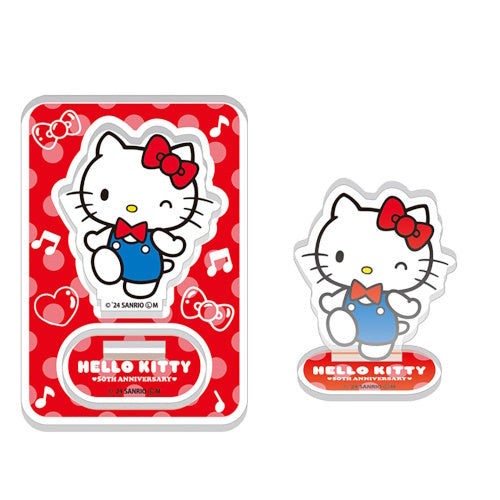 Sanrio Hello Kitty 50th Anniversary Acrylic Stand F-Toys 3-Inch Collectible