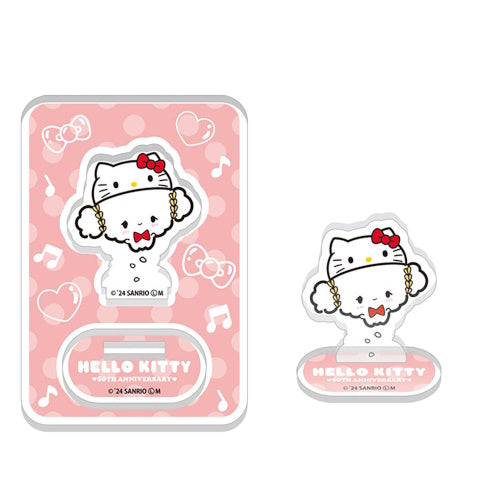 Sanrio Hello Kitty 50th Anniversary Acrylic Stand F-Toys 3-Inch Collectible