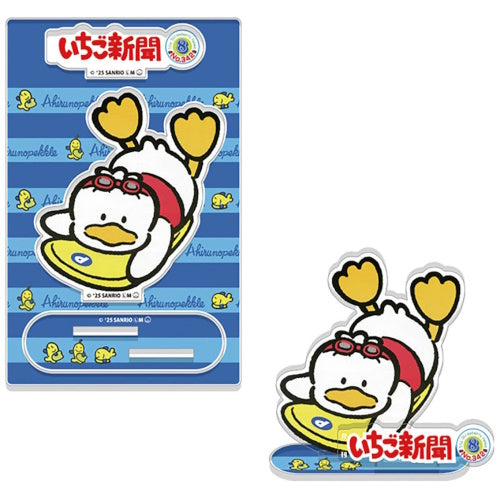 Sanrio Characters Strawberry News 50th Anniversary Acrylic Stand F-Toys 3-Inch Toy