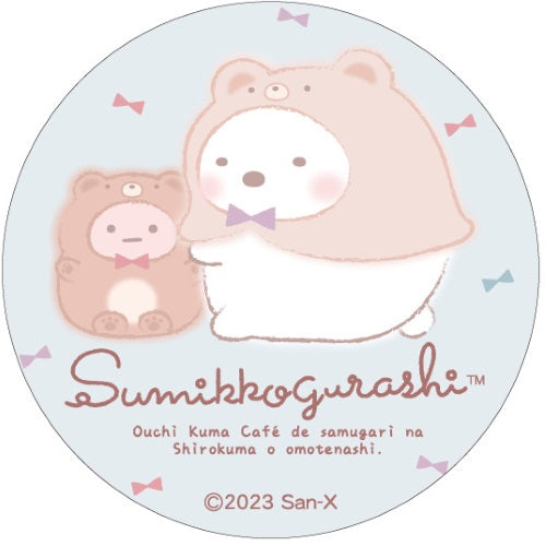 San-x Sumikko Gurashi Ouchi De Kuma Cafe Can Badge Xebec 1.5-Inch Pin