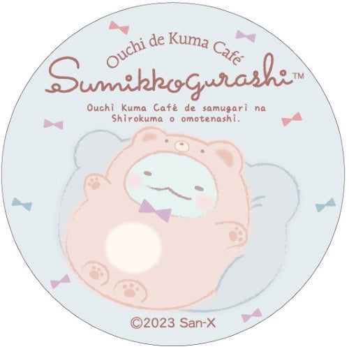 San-x Sumikko Gurashi Ouchi De Kuma Cafe Can Badge Xebec 1.5-Inch Pin