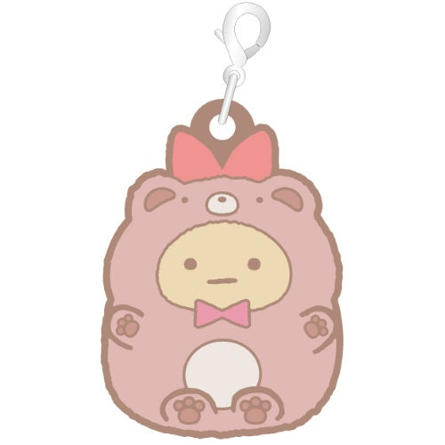 San-x Sumikko Gurashi Ouchi De Kuma Cafe Rubber Charm Xebec 1-Inch Key Chain