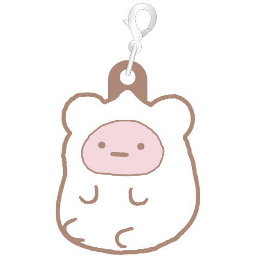 San-x Sumikko Gurashi Ouchi De Kuma Cafe Rubber Charm Xebec 1-Inch Key Chain
