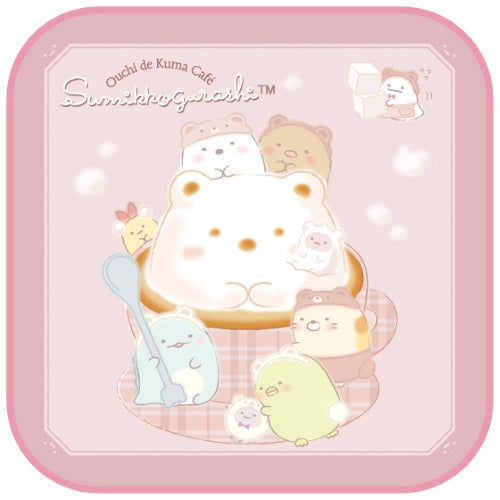 San-x Sumikko Gurashi Ouchi De Kuma Cafe Mini Towel Xebec 3-Inch Collectible Toy