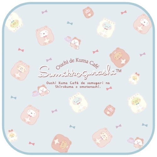 San-x Sumikko Gurashi Ouchi De Kuma Cafe Mini Towel Xebec 3-Inch Collectible Toy