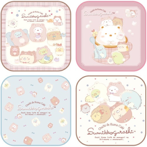San-x Sumikko Gurashi Ouchi De Kuma Cafe Mini Towel Xebec 3-Inch Collectible Toy
