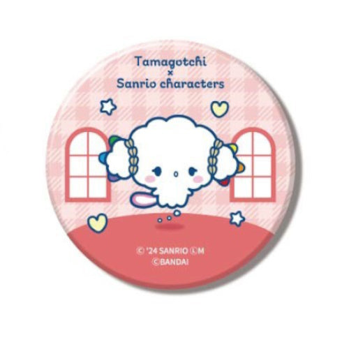 Tamagotchi x Sanrio Characters Can Badge Hasepro 2-Inch Collectible Pin