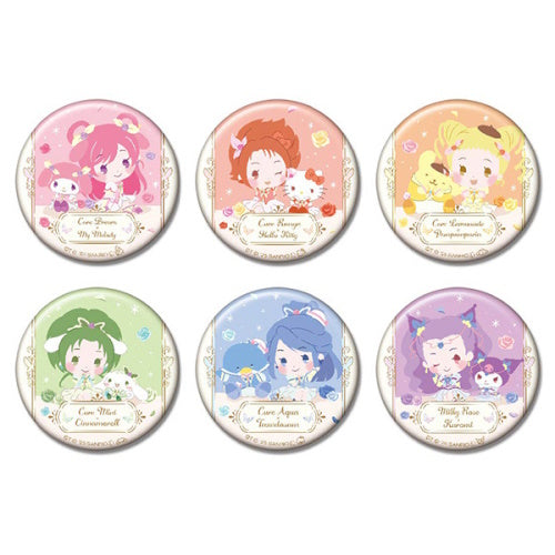 Yes! Precure 5 GoGo x Sanrio Characters Can Badge Haspro 2-Inch Pin