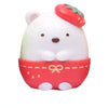 San-x Sumikko Gurashi Side By Side Strawberry Outfit IP4 2-Inch Collectible Toy