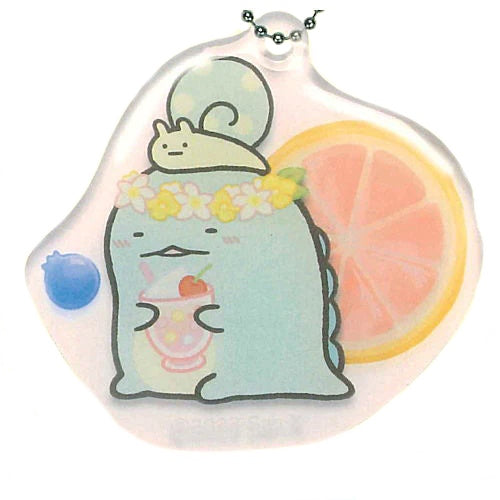 San-x Sumikko Gurashi Plump Clear Key Chain IP4 2-Inch Collectible Toy