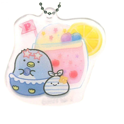 San-x Sumikko Gurashi Plump Clear Key Chain IP4 2-Inch Collectible Toy
