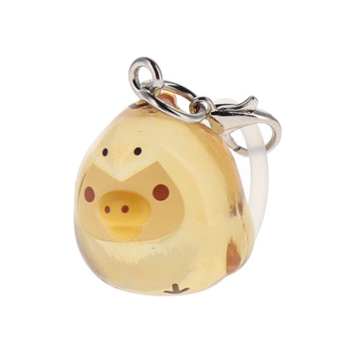 San-x Rilakkuma Dinosaur Kigurumi Dangler Series IP4 1-Inch Key Chain