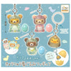 San-x Rilakkuma Dinosaur Kigurumi Dangler Series IP4 1-Inch Key Chain