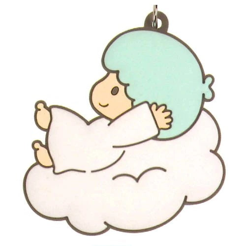 Sanrio Characters Relax Cloud Rubber Charm IP4 2-Inch Key Chain