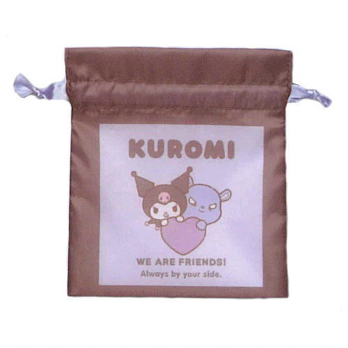 Sanrio Characters Kuromi And Friends Drawstring Pouch IP4 5-Inch Collectible Toy
