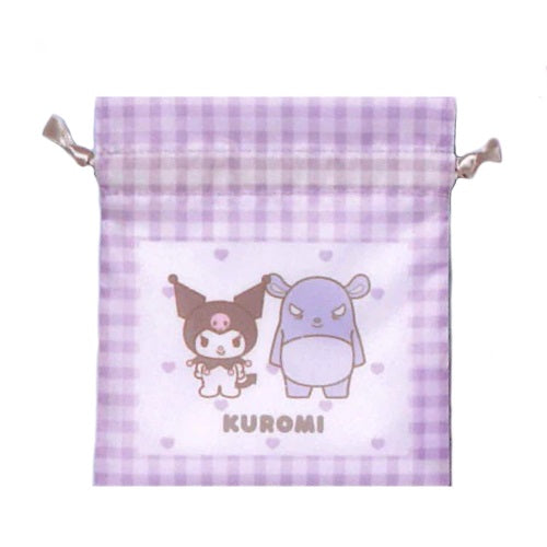 Sanrio Characters Kuromi And Friends Drawstring Pouch IP4 5-Inch Collectible Toy
