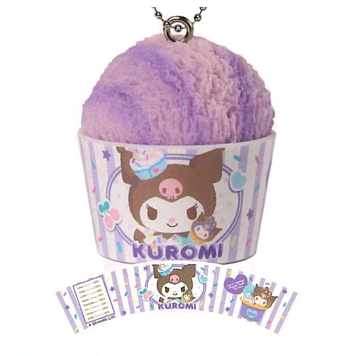 Sanrio Characters Ice Cream Mascot IP4 1.5-Inch Key Chain