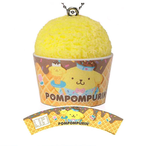 Sanrio Characters Ice Cream Mascot IP4 1.5-Inch Key Chain