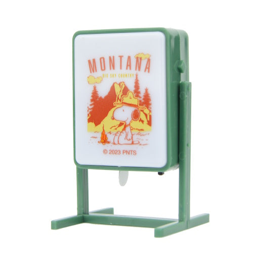 Peanuts Snoopy Beagle Scout 50th Anniversary Light Up Signboard IP4 3-Inch Collectible