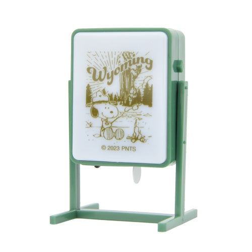 Peanuts Snoopy Beagle Scout 50th Anniversary Light Up Signboard IP4 3-Inch Collectible