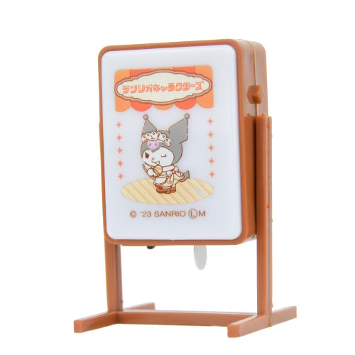 Sanrio Characters Light Up Cafe Signboard IP4 3-Inch Collectible Toy