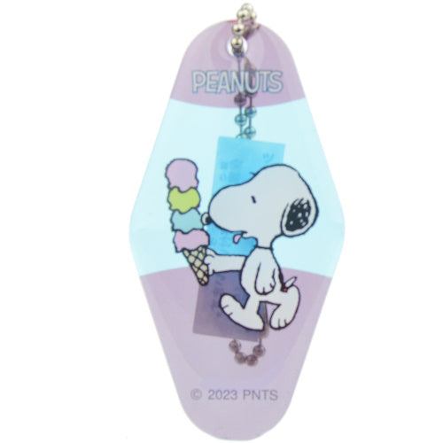 Peanuts Snoopy Clear Acrylic Key Chain IP4 2-Inch Collectible Toy