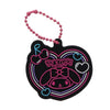 Sanrio Characters Vivid Neon Rubber Sign Mascot 2-Inch Key Chain