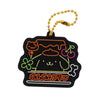 Sanrio Characters Vivid Neon Rubber Sign Mascot 2-Inch Key Chain