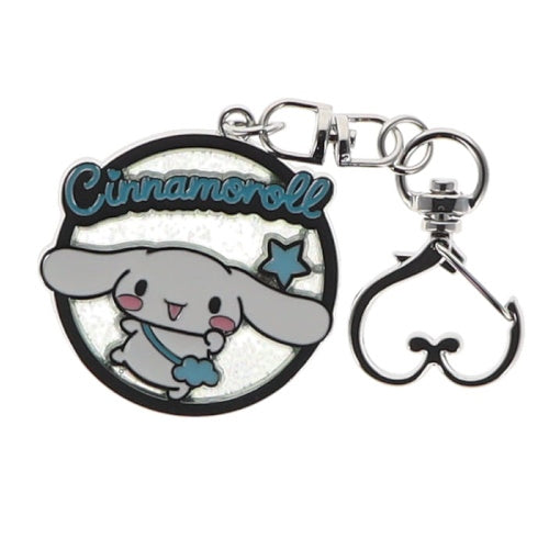 Sanrio Characters Sparkly Transparent Metal Charm Series IP4 1.5-Inch Key Chain