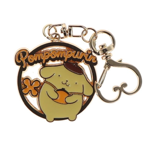 Sanrio Characters Sparkly Transparent Metal Charm Series IP4 1.5-Inch Key Chain