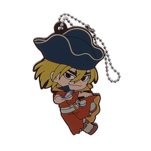 Dr. Stone Rubber Mascot Series IP4 2-Inch Key Chain