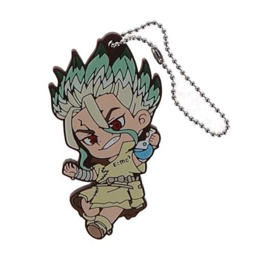 Dr. Stone Rubber Mascot Series IP4 2-Inch Key Chain