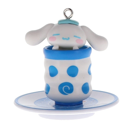 Sanrio Characters Sushi With Plate Mascot IP4 1.5-Inch Key Chain