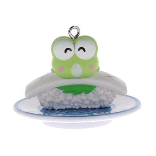 Sanrio Characters Sushi With Plate Mascot IP4 1.5-Inch Key Chain