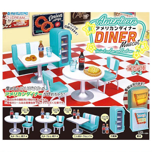 American DIner Mascot Mint Color J Dream Miniature Doll Furniture Toy