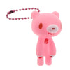 Gloomy Bear The Naughty Grizzly Soft Vinyl Mascot J Dream 2-Inch Key Chain