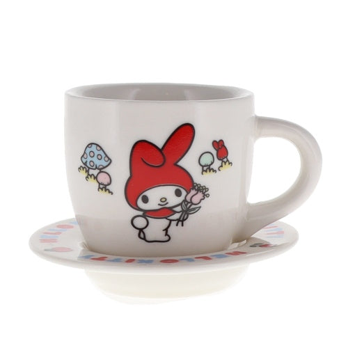 Sanrio Characters Miniature Ceramic Cup And Saucer K2 Station 2-Inch Collectible