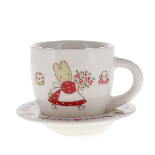 Sanrio Characters Miniature Ceramic Cup And Saucer K2 Station 2-Inch Collectible