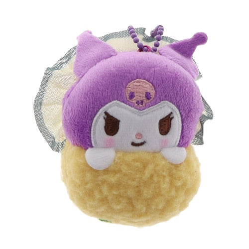 Sanrio Characters Mixed Fry Plush Mascot Series K2 Station 3-Inch Key Chain
